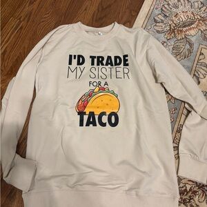 Amazon Taco sweatshirt